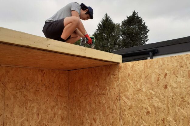 Roof SIPs construction SIPs roof garden office