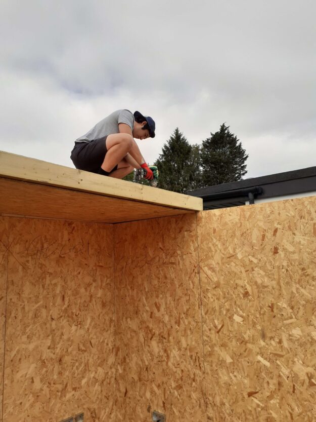 Roof SIPs construction SIPs roof garden office