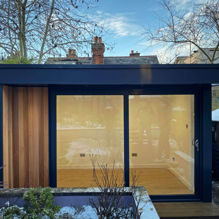 installation of midi garden office in Kent
