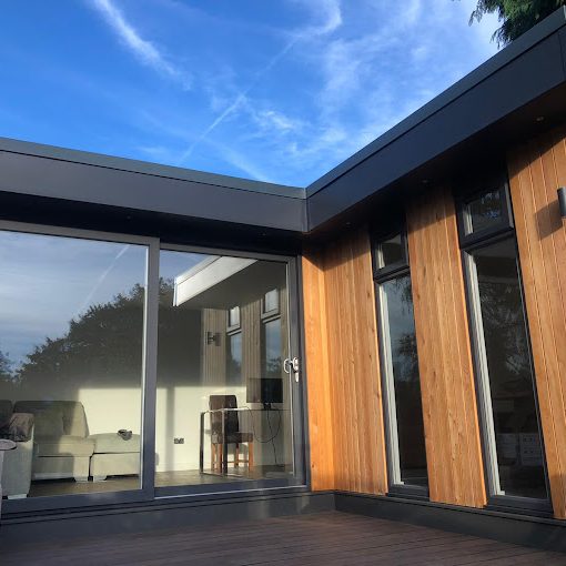 L Shaped Garden Building