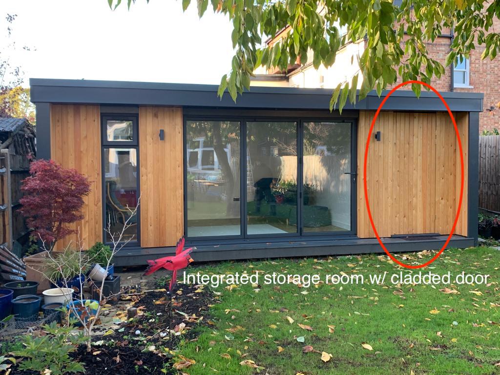 Secret cladded door access